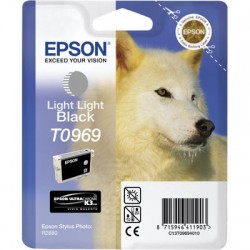 Epson C13T09694020 (T0969) Double Light Black Original Ink Cartridge - Photo R2880 (Ex)