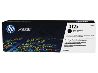 HP CF380X (312X) Black Original Toner- High Yield - LaserJet Pro M476