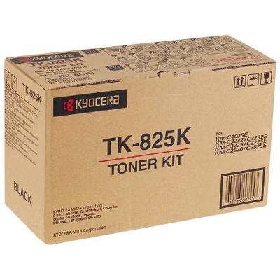 Kyocera TK-825K Black Original Toner - KM-C2520 / KM-C2525