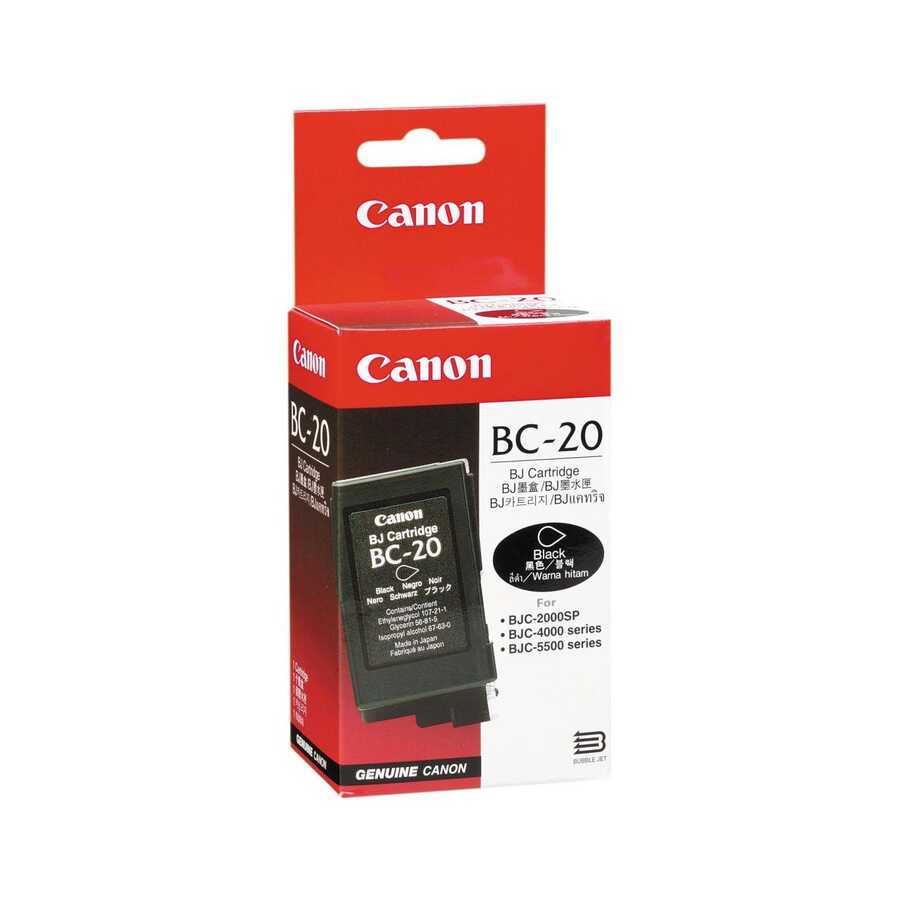 Canon BC-20 (0895A003) Original Cartridge - BJC-2000 / BJC-2100 (U)