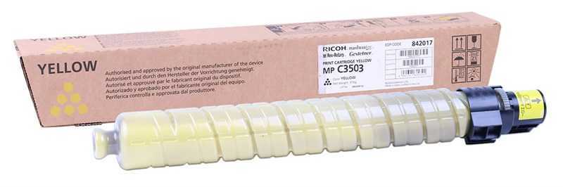 Ricoh C3503 Yellow Original Toner - MP-C 3003-3004-3503-3504-4504-5504 (841818)