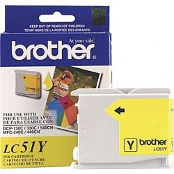Brother LC51Y Yellow Original Cartridge - DCP-350C (U)