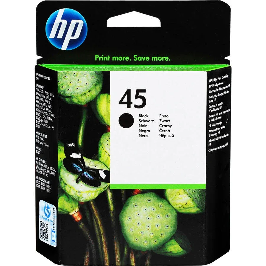HP 51645AE (45) Black Original Cartridge - Deskjet 710c / 720c (U)