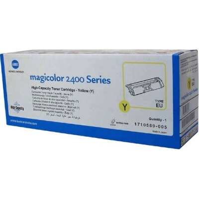 Konica Minolta 1710589-005 Yellow Original Toner - Magicolor 2430