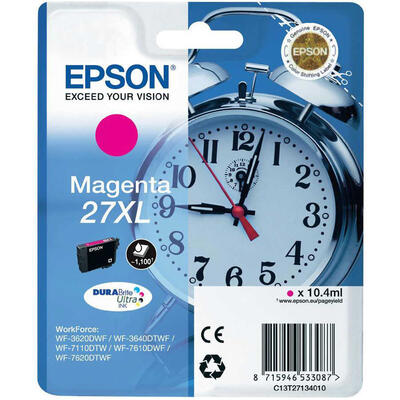 Epson C13T27134020 (27XL) Magenta Original Ink - WF-3620 (Ex)