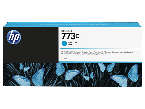 HP C1Q42A (773C) Cyan Original Cartridge - DesignJet Z6600