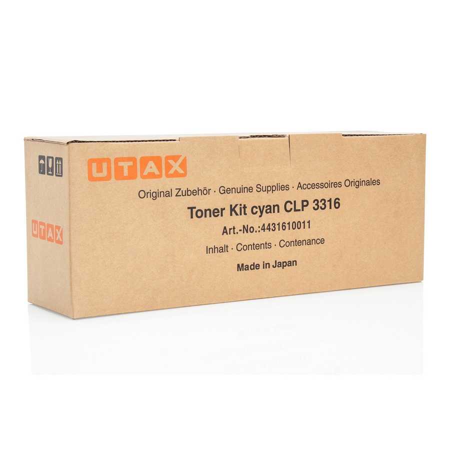 Utax CLP-3316 Cyan Original Toner Cartridge (4431610011)