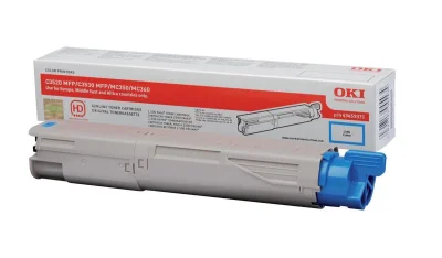 OKI 43459371 Cyan Original Toner - C3530MFP / C3520MFP