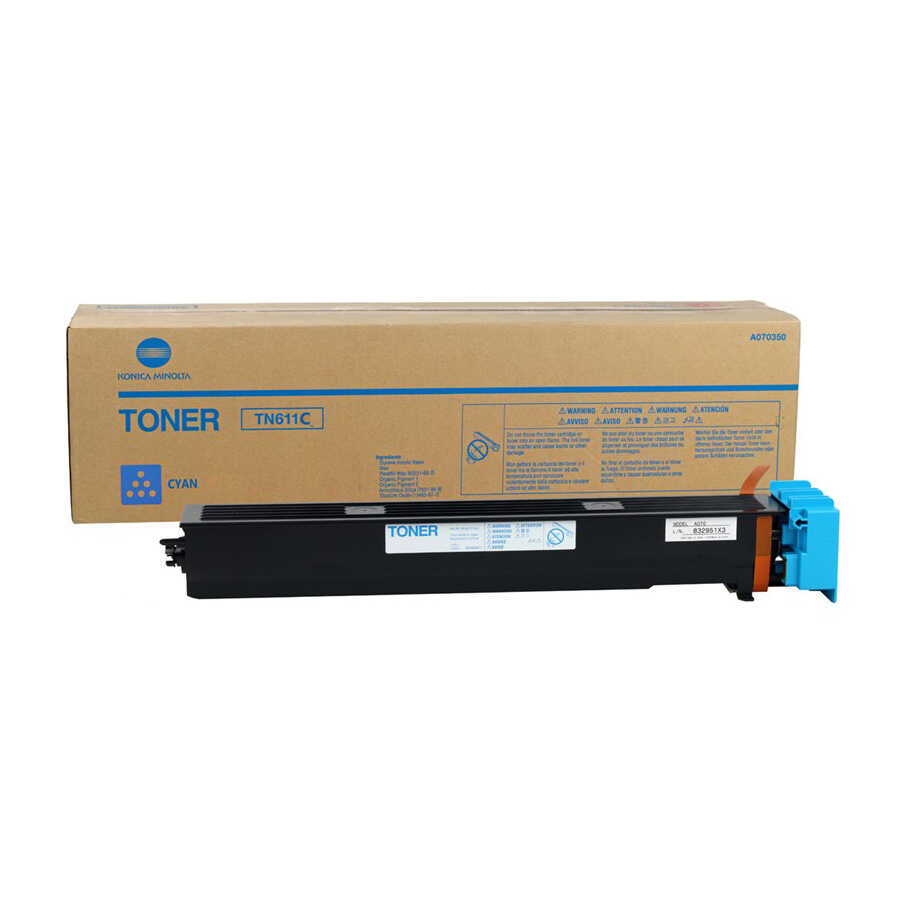 Konica Minolta TN-611C (A070450) Cyan Original Toner - C451 / C550