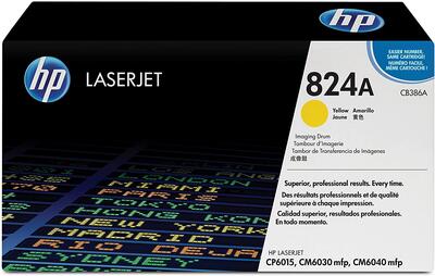 HP CB386A (824A) Yellow Original Drum Unit - Laserjet CP6015 (B)