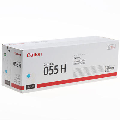 Canon CRG-055H C  (3019C002) Cyan Original Toner - LBP662Cdw / MF742Cdw