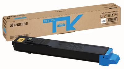 Kyocera TK-8115C Cyan Original Toner - M8124cidn / M8130cidn
