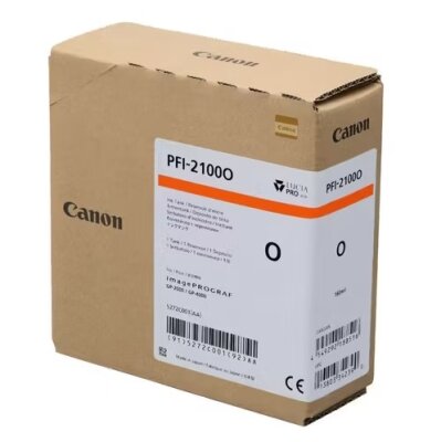Canon PFI-2100O (5272C001) Orange Original Cartridge - GP-2000 / GP-4000