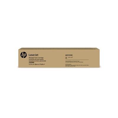 HP W9191MC Cyan Original Toner Cartridge - LaserJet MFP E77822/E77825