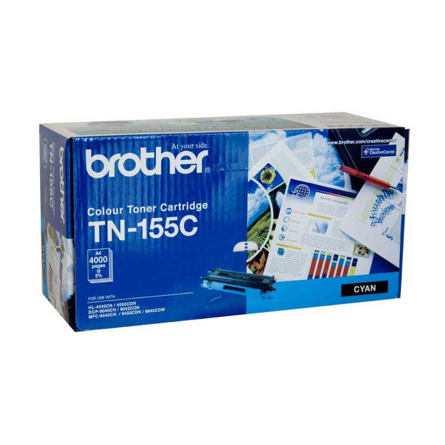 Brother TN-155C Cyan Original Toner - DCP-9040CN / HL-4040CN (B)