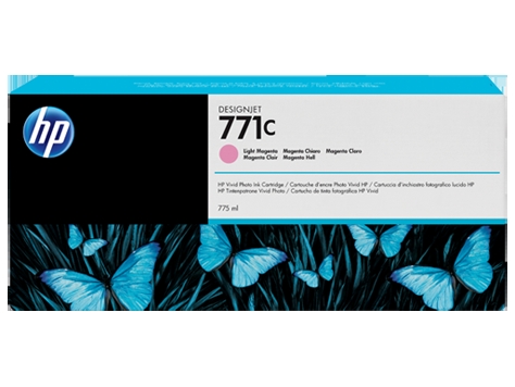 HP B6Y11A (771C) Light Cyan Plotter Cartridge - DesignJet Z6200 (Ex)