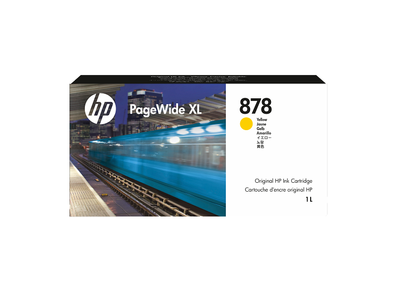 HP 878 (312Z4A) Yellow Original Cartridge - PageWide XL 8200 (Ex)
