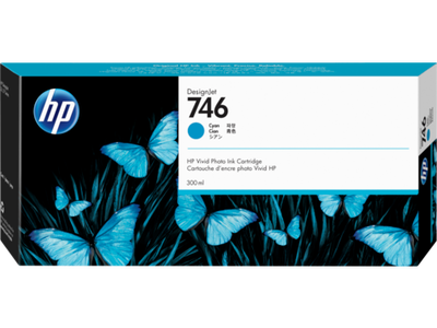 HP P2V80A (746) Cyan Original Cartridge - DesignJet Z6 / Z9+dr