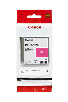 Canon PFI-120M (2887C001) Magenta Original Cartridge - TM-200 / TM-205 (Damaged Box)