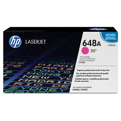 HP CE263A (648A) Magenta Original Toner Cartridge - CP4525dn / CP4525n(B)