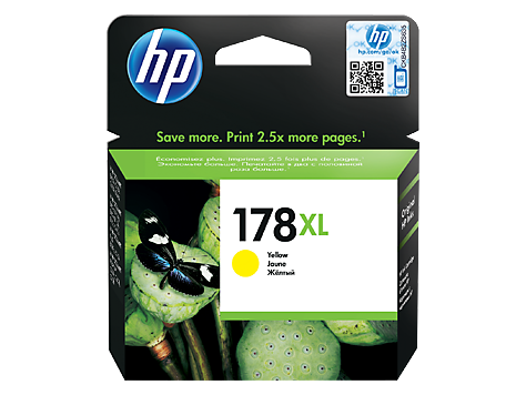 HP CB325HE (178XL) Yellow Original Cartridge - Photosmart 5510 / 5515 (Ex)