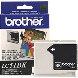 Brother LC51BK Black Original Cartridge - DCP-130C (U)