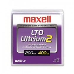 Maxell Lto-2 Ultrium 2 200GB / 400GB Data Cartridge 609m, 12.65mm