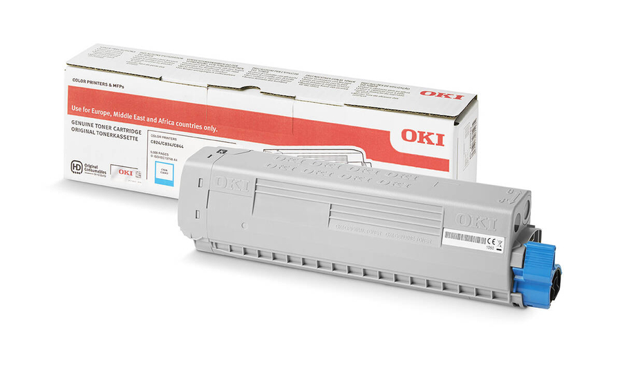 OKI 47095703 Cyan Original Toner - C824DN / C834DNW