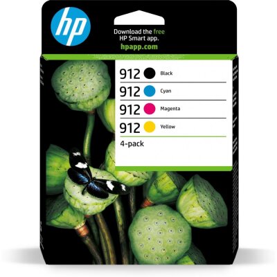 HP 6ZC74AE (912) 4-Color Original Cartridge Set - OfficeJet Pro 8012 / 8013
