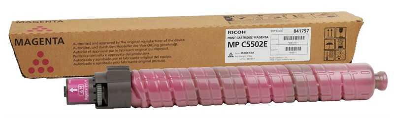 Ricoh 841757 Magenta Original Toner Cartridge - MP-C5502 / MP-C4502