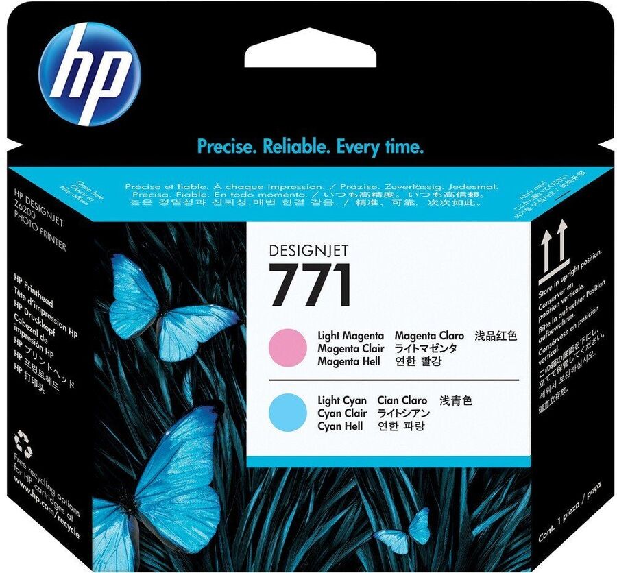 HP CE019A (771) Light Cyan-Light Cyan Original Head Cartridge - DesignJet Z6200 (Ex)