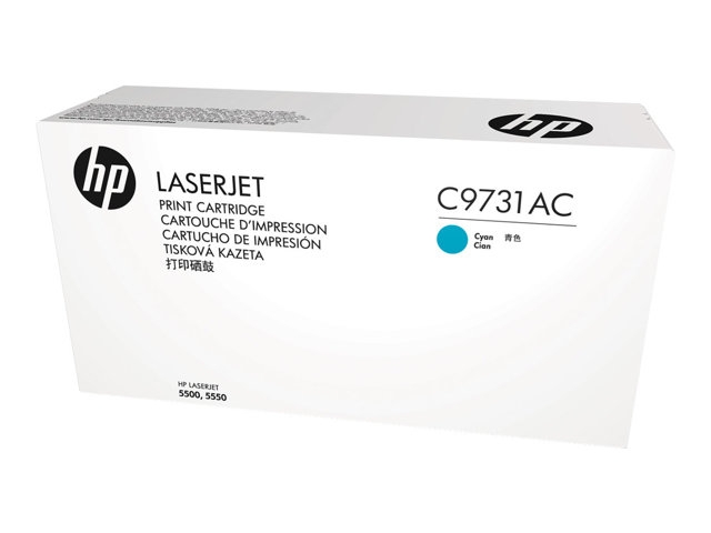 HP C9731AC (645A) Cyan Original Toner Cartridge - Laserjet 5500 / 5550dn