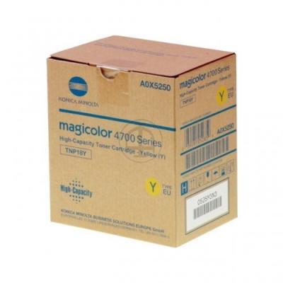 Konica Minolta TNP-18Y (A0X5250) Yellow Original Toner - MC4700 / 4750DN