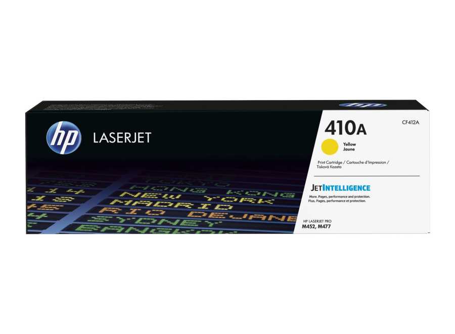 HP CF412A (410A) Yellow Original Toner - M452dn / M477dw