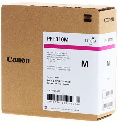 Canon PFI-310M (2361C001) Magenta Original Cartridge - TX-2000 / TX-3000 (Ex)