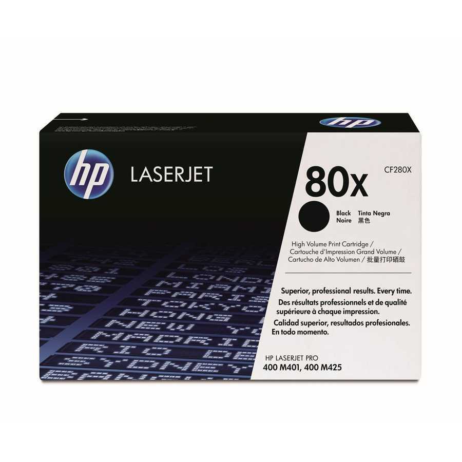 HP CF280X (80X) Black Original Toner - LaserJet M401/M425
