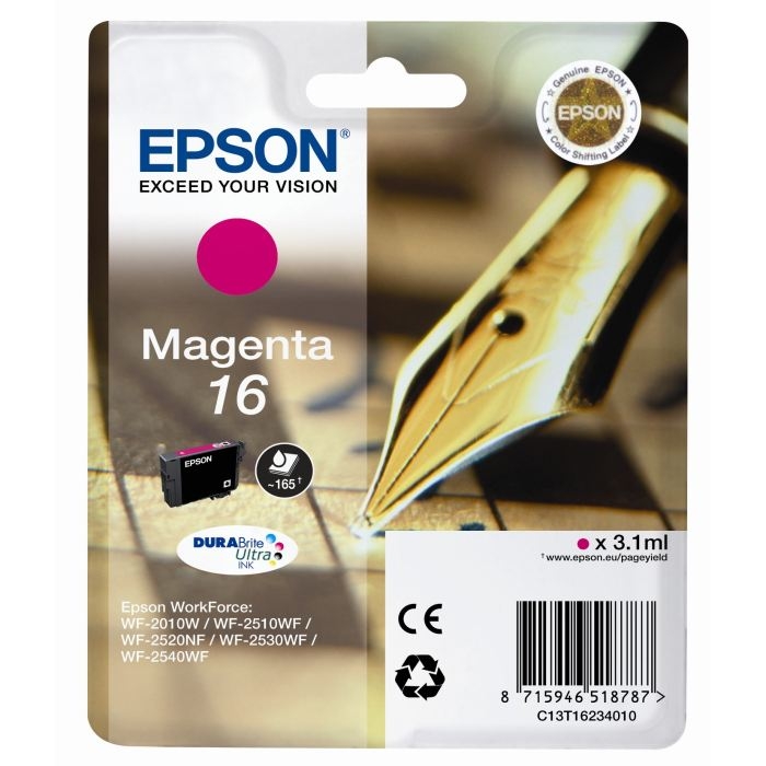 Epson C13T16234020 (16) Original Magenta Ink - WF-2010 (C)
