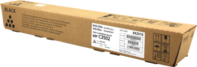 Ricoh 842016 MP-C3002 / MP-C3502 Black Original Photocopy Toner 28,000 Pages