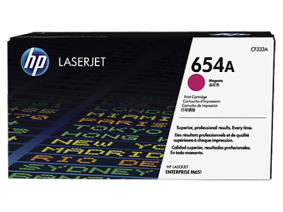 HP CF333A (654A) Magenta Original Toner Cartridge - LaserJet M651