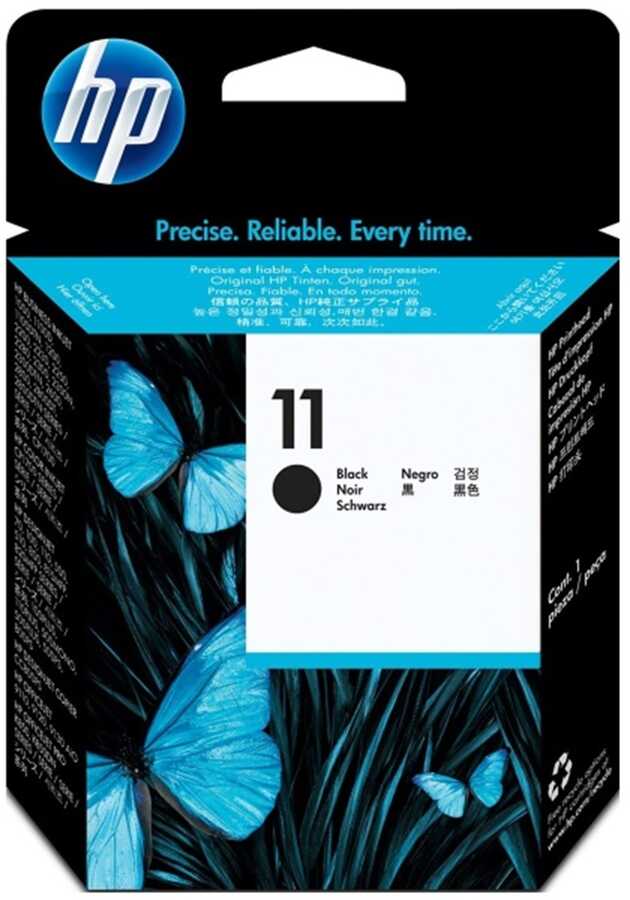 HP C4810A (11) Black Original Head Cartridge (Ex)