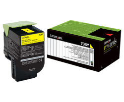 Lexmark 70C80Y0 (708Y) Yellow Original Toner - CS310 / CS410