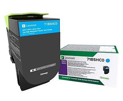 Lexmark 71B5HC0 Cyan Original Toner - CS417 / CS517 (Without Box)