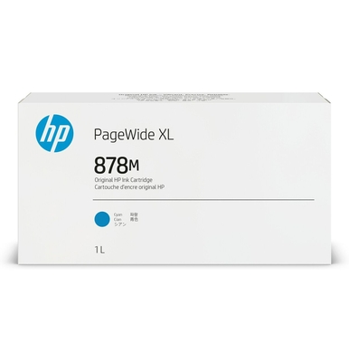 HP 878M (312Z5A) Cyan Original Cartridge - PageWide XL 8200 (Ex)