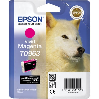 Epson C13T09634020 (T0963) Magenta Original Ink - Photo R2880 (Ex)