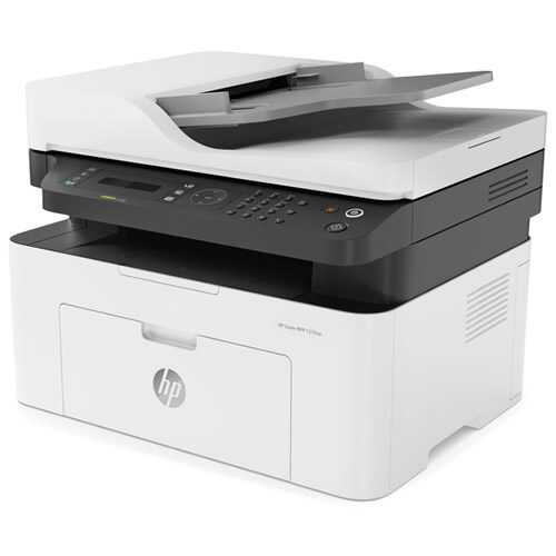 HP 4ZB84A (MFP 137fnw) Laserjet Laser Printer + Fax + Copier + Scanner + Wi-Fi