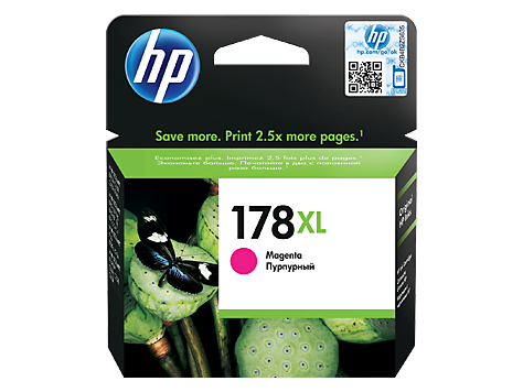 HP CB324HE (178XL) Magenta Original Cartridge - Photosmart 5510 / 5515 (Ex)