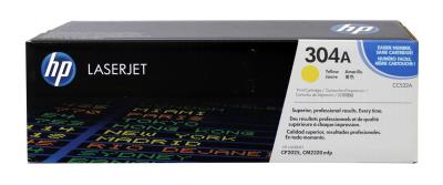 HP CC532A (304A) Yellow Original Toner Cartridge - LaserJet CP2025n