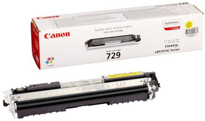 Canon CRG-729Y (4367B002) Yellow Original Toner - LBP7010C / LBP7018C (Damaged Box))