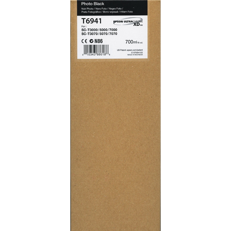 Epson C13T694100 (T6941) Photo Black Original Cartridge - SC-T3000