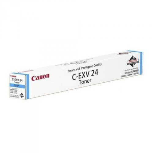 Canon C-EXV24C (2448B002) Cyan Original Toner Cartridge - IR-C5068 / IR-C5058 / IR-C5800